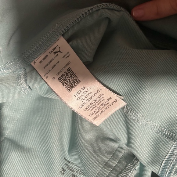 Puma Teal Athletic Pants - Picture 6 of 6